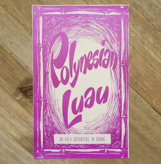 Vintage 1967 The Luau Restaurant Menu Tuesday September 19 Tiki Vintage 1967 The Luau Restaurant Menu Tuesday September 19 Tiki