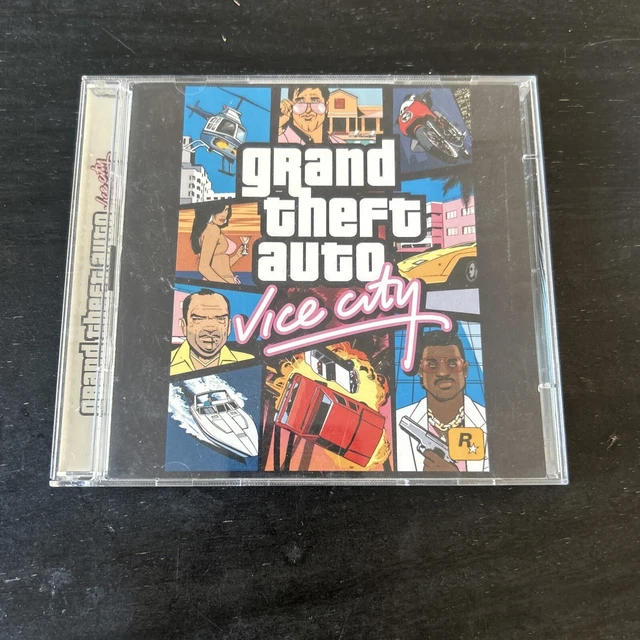 GRAND THEFT AUTO Vice City PC Game 2 Disc Rockstar Windows 14.90