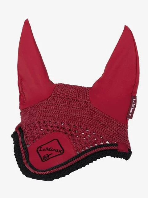 Lemieux Capuche Classique au Crochet avec Oreilles Confortables en Lycra Bleu Glacier – Vêtement de Sport pour Cavalier de compétition – Taille M