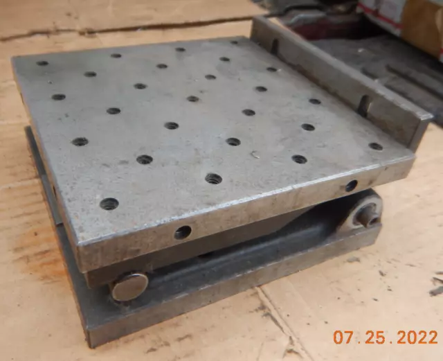 Lot 266 Older  Robbins Co. Xlo Ex-Cell-O  B5 Adjustable Angle Sine Plate
