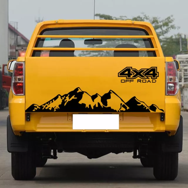 4X4 Off Road Mountain Truck Pickup Tailgate Side Body Graphic Sticker Garniture