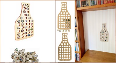 BIRRA regalo tappi a corona birra sammelkassette legno bottiglia per 41 TAPPI A CORONA 