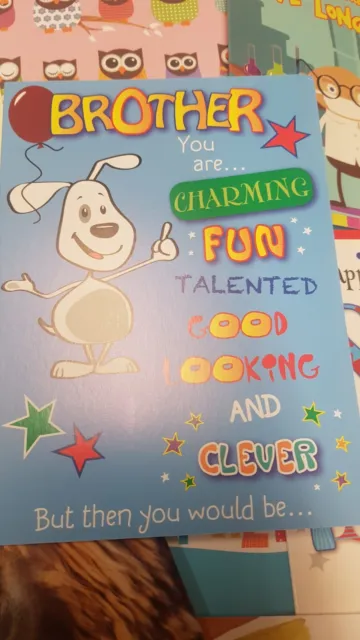 Mixed cards Birthday  Greeting NEW Clearance  JOB LOT OF 80 CARDS FREE POST  £15