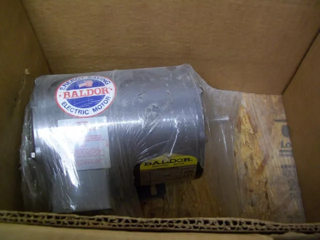 Baldor Industrial Motor M16B 1/4 H.P 190/380 Volts 1425 RPMs 1.6/.8 Amp 3Ø 50 Hz