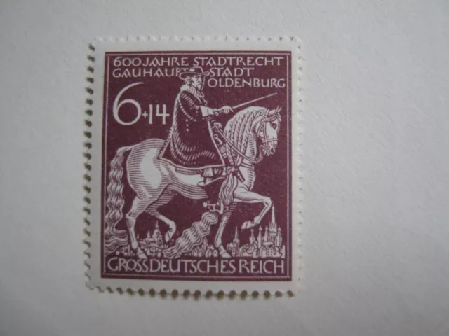 Deutsches Reich 06.01.1945 Mi-Nr. 907 ** Verleihung der Stadtrechte, postfrisch