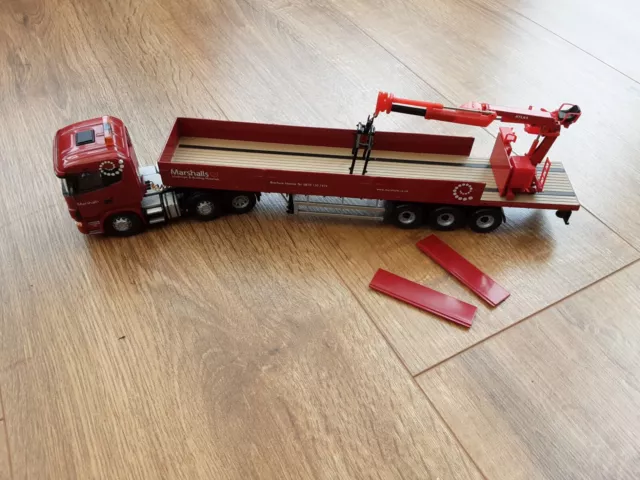 Corgi Scania LKW und Anhänger Marshalls im Maßstab 1:50