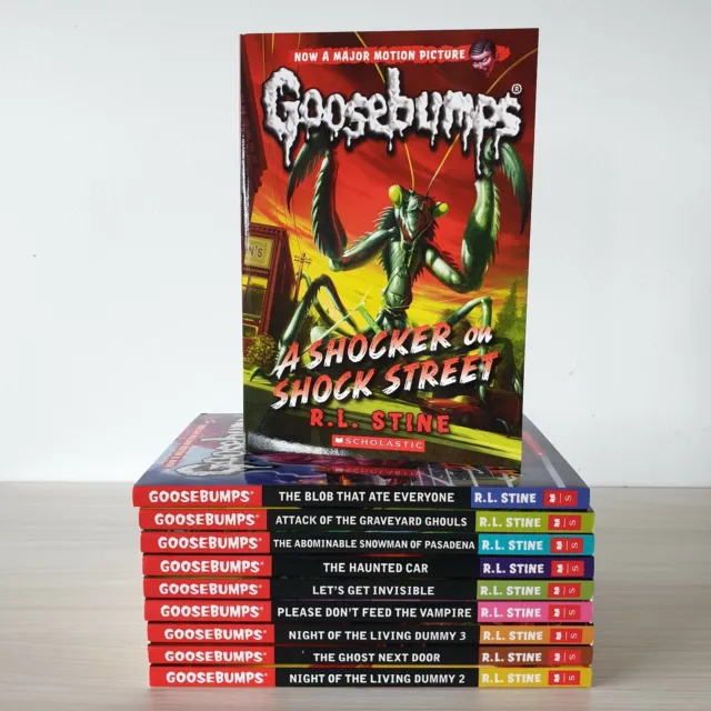 Goosebumps Boxed Set Of 10 Books 2015 Bundle Lot Youth Fiction Paperback