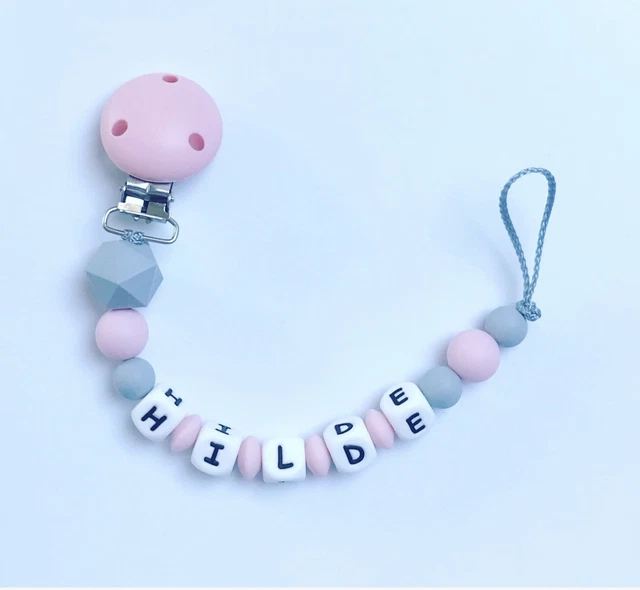 Catena Ciuccio Ciuccio Neonato Con Cristalli - Silicone Morbido E Clip