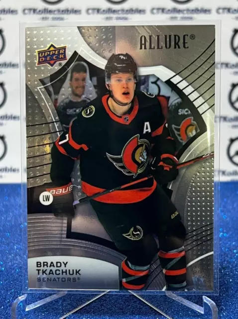 2021-22 Upper Deck Allure Brady Tkachuk # 19  Ottawa Senators Nhl Hockey Card