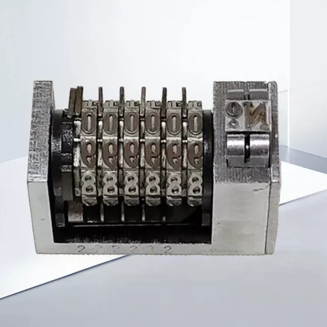 Mini kleine 7-stellige Rückwärtsdruckmaschine 4X8 Drucker Nummeriermaschinen DE