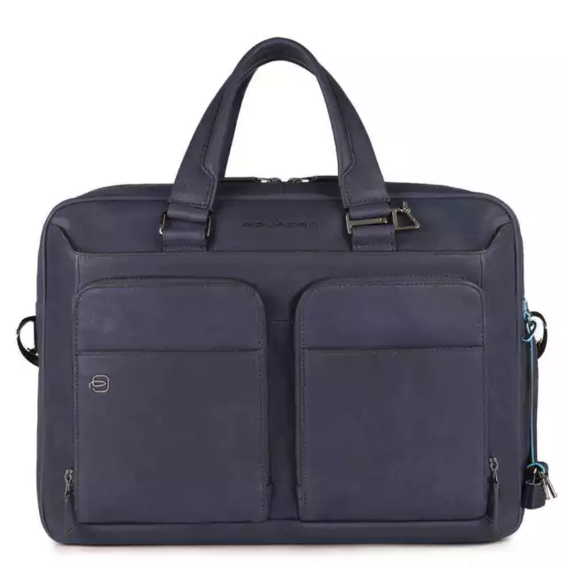 Moda Borsa PIQUADRO BLACK SQUARE Uomo Pelle Blu - CA2849B3-BLU4