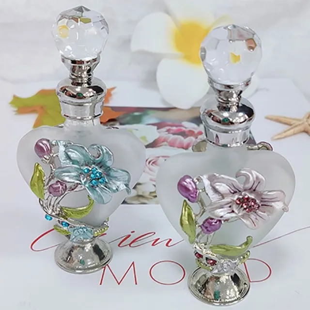 Glass Essential Oil Bottle Refillable Cosmetic Container Perfume Bottle