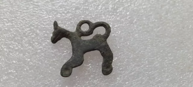 Rare Ancient Viking Norse Bronze Pendant 900-1100 Ad. 12-12