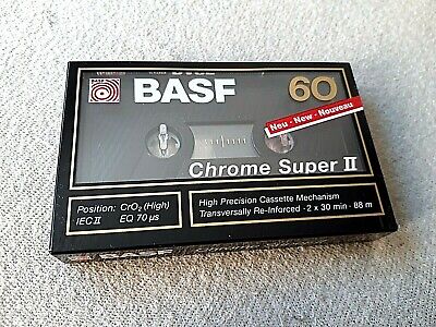 di 1979 VERY RARE Type 2 new BASF 1x BASF Cromo diossido SUPER II 60 min 