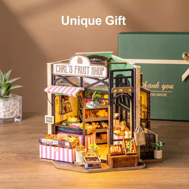 Rolife 3D Miniatur DIY Puppenhaus Modell Konstruktion Set Spielzeug Geschenke