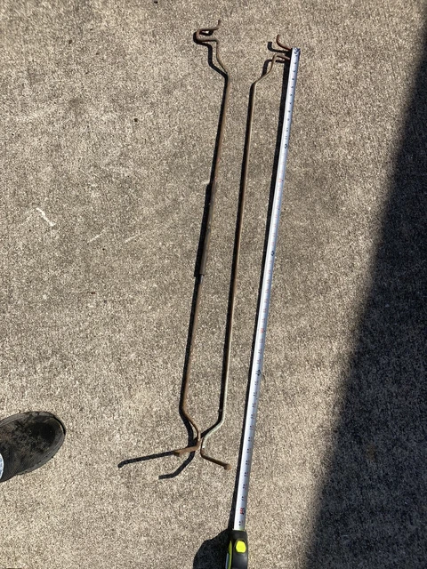1955 1956 1957 Chevy Sedan Trunk Torsion Bars Rods Deck Lid 55 56 57 Post