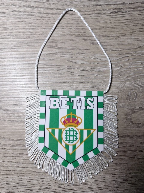 Fanion Betis Balompie Séville 9x11cm - Petit Format, Club Espagnol De Foot