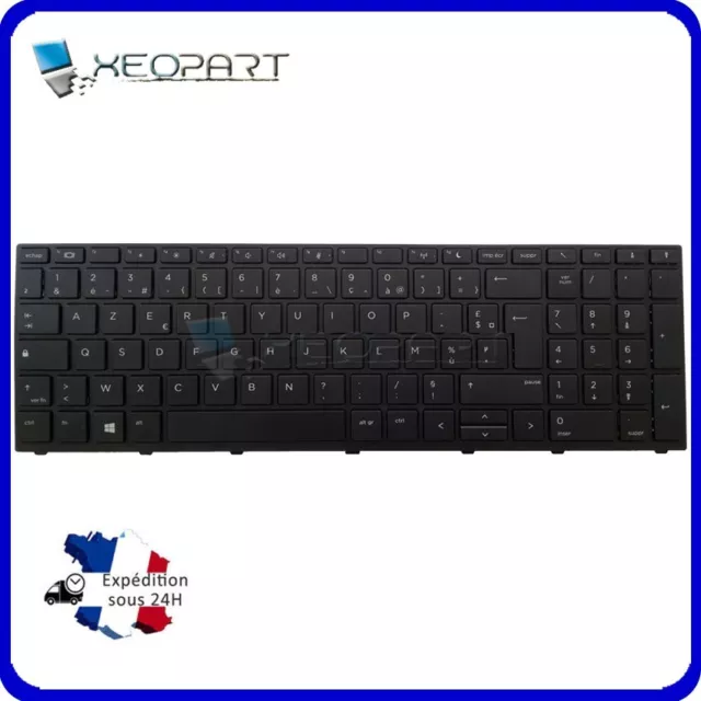 Clavier Français Original Pour HP ProBook  450 G5  Noir  Neuf