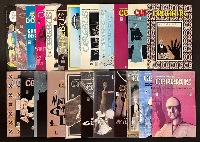 Cerebus the Aardvark (1977-2004) From 0-76 Lot of 23! Free Shipping!