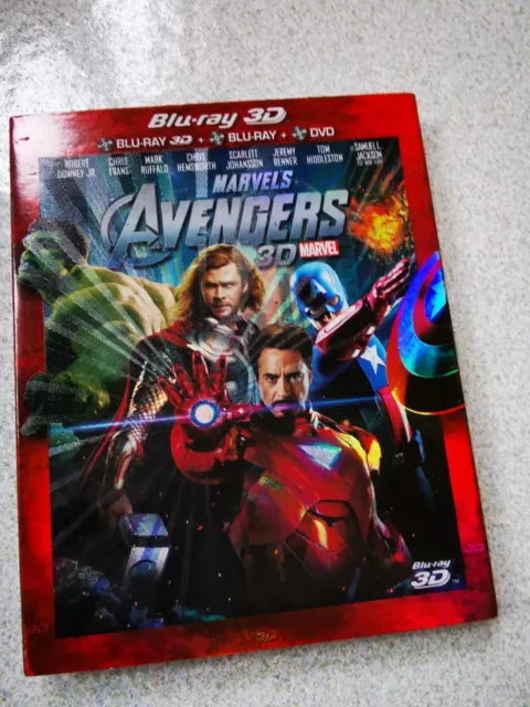 Marvel Avengers / [Robert Downey Jr.] Blu-Ray 3D + Blu Ray + Dvd / Comme Neuf Vf