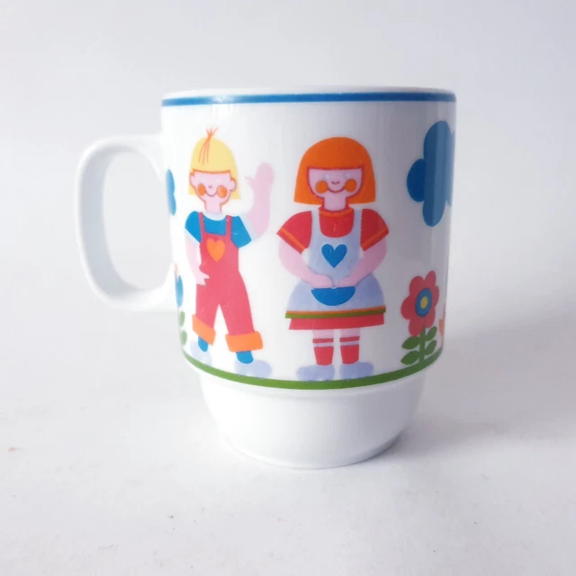 TASSE THOMAS BRIGITTE Extra Modell Kindertasse Porzellan Vintage