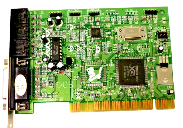PCI YAMAHA YMF724 F-V YM -724 Sound Card UNTESTED $49.99