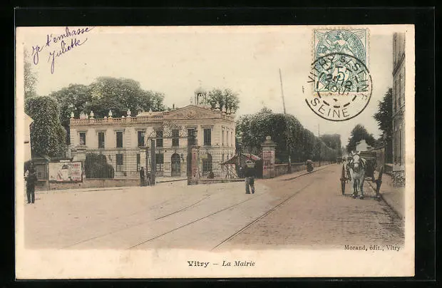 CPA Vitry, La Mairie