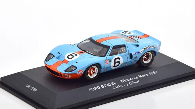 Miniature Ford GT40 Le Mans 1969 #6 - Jouef Evolution 1/43 - Neuve
