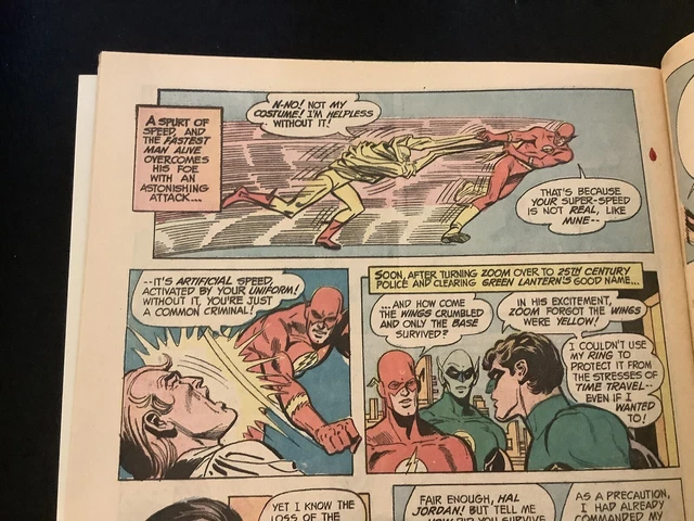 The Flash vol.1 #225 1974 co-starring Green Lantern reverse flash,barry allen,Ki 9