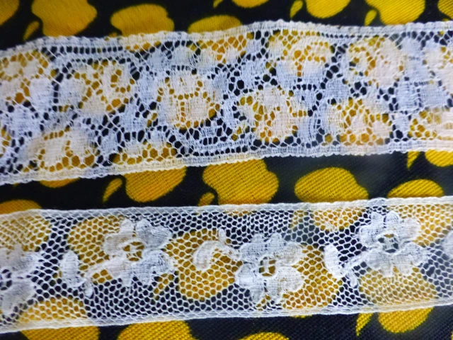 LOT BRODERIE FINE-CROCHET-NAVETTE bakélite-dentelle 3 m-collection, musée- XIXè EUR 150,00 - FR