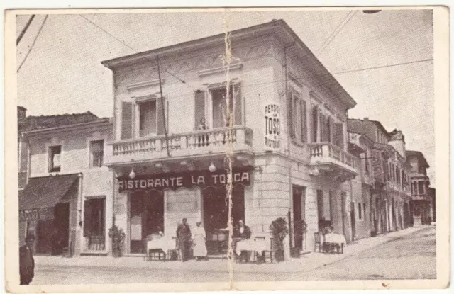 23-25256 - Viareggio Lucca Pubblicitaria Ristorante La Tosca Non Viaggiata Piega