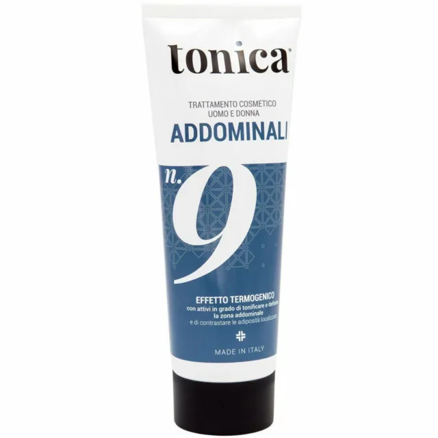 Tonica 9 crema gel addominali 250 ml - Trattamento intensivo Effetto termogenico