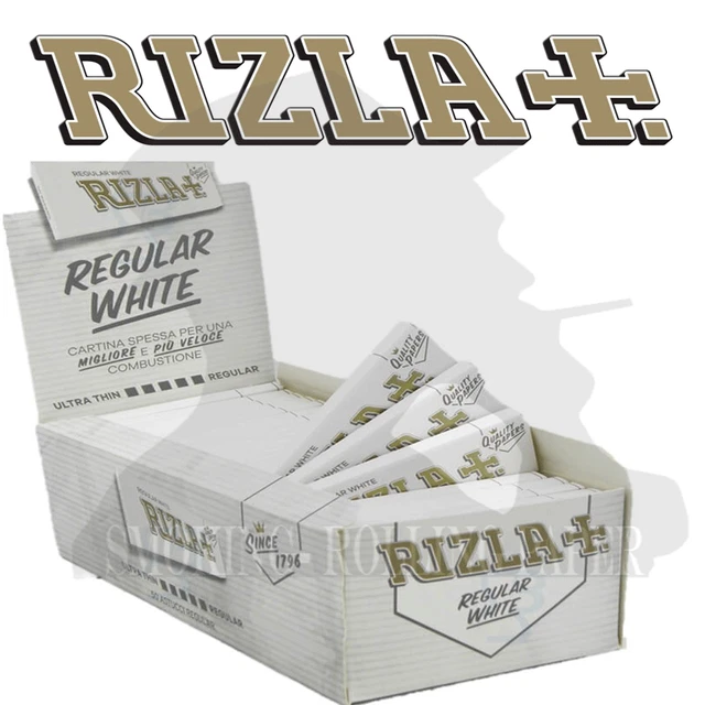 CARTINE RIZLA BIANCHE Corte White Rolling Papers 50 Booklets EUR 32,37 ...