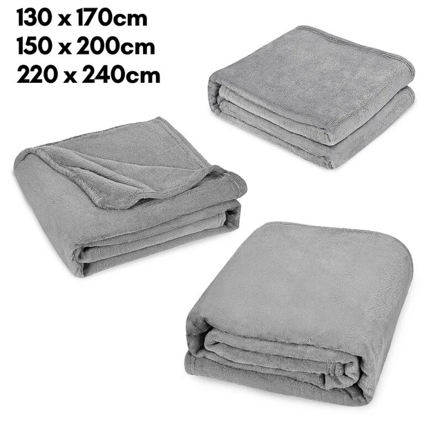Coperta morbida microfibra morbida coperta in pile coperta casa coperta in pelliccia