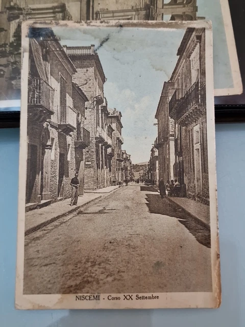 Cartolina Niscemi - Corso XX Settembre Fg/ Vg