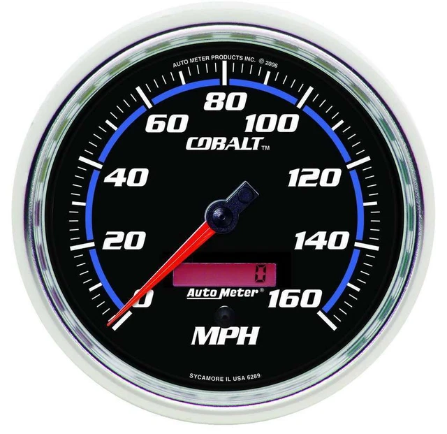 AutoMeter 6289 Cobalt Speedometer 5" 160MPH Electric PROGRAMMABLE