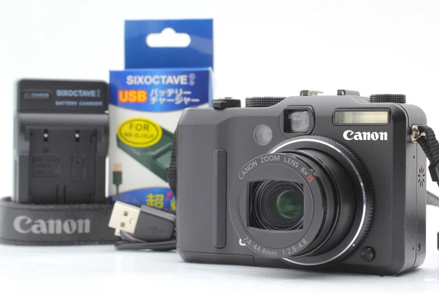 [Near MINT] Canon PowerShot G9 12.1MP Digital Camera Black From JAPAN