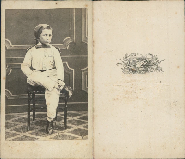 Photographie Vintage Bagnères-de-Luchon - Tirage Albuminé CDV Original, Circa 1870 (6,5 X 10,5 Cm)