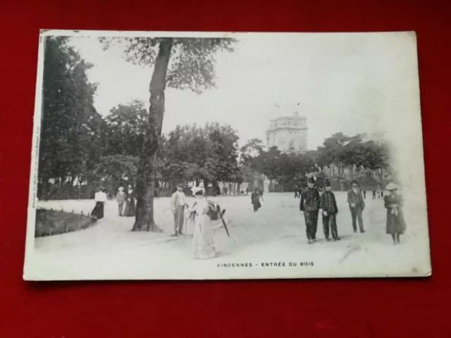 CPA 94 VINCENNES - Entrée du Bois