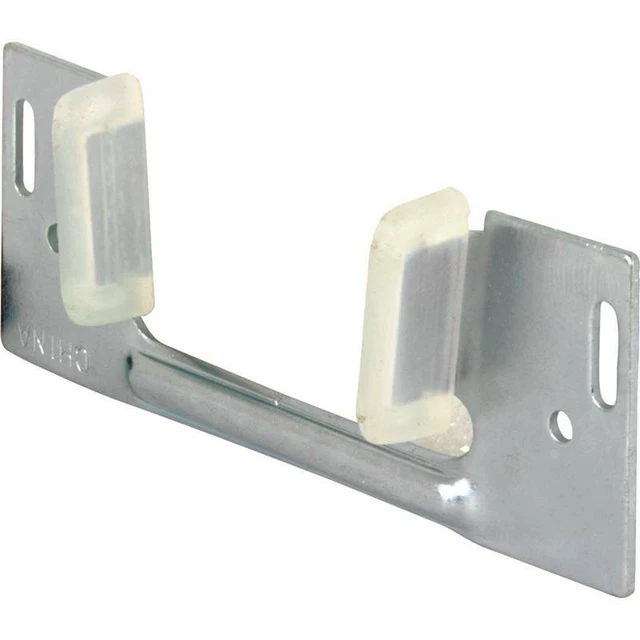Prime Line N 6566 Bottom Mount Door Guide, 3-1/4 in L x 1-1/4 in W