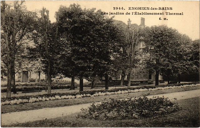 CPA Enghien les Bains Les Jardins de l'Etablissement Thermal FRANCE (1330617)