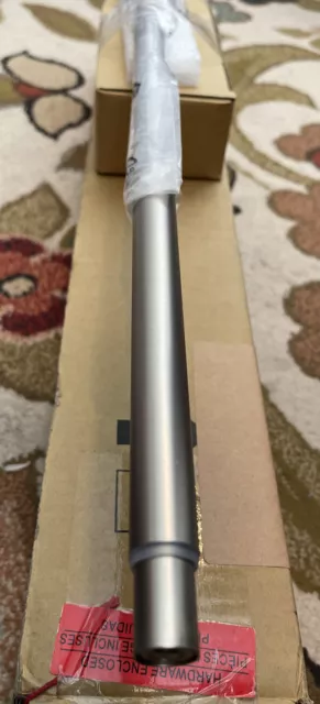 Pottery Barn Pewter Curtain Rod & Wall Bracket, Small - 28-48" .75" - NEW
