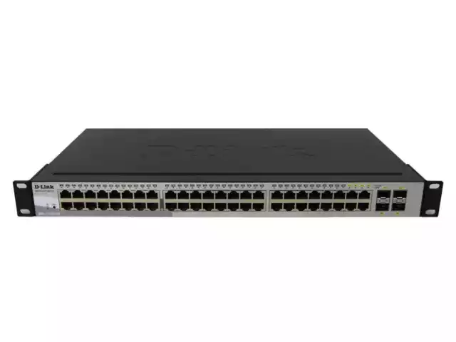 Conmutador D-Link DGS-1210-52 48 puertos 1000 Mbits 4 puertos SFP 1000 Mbits combo administrado