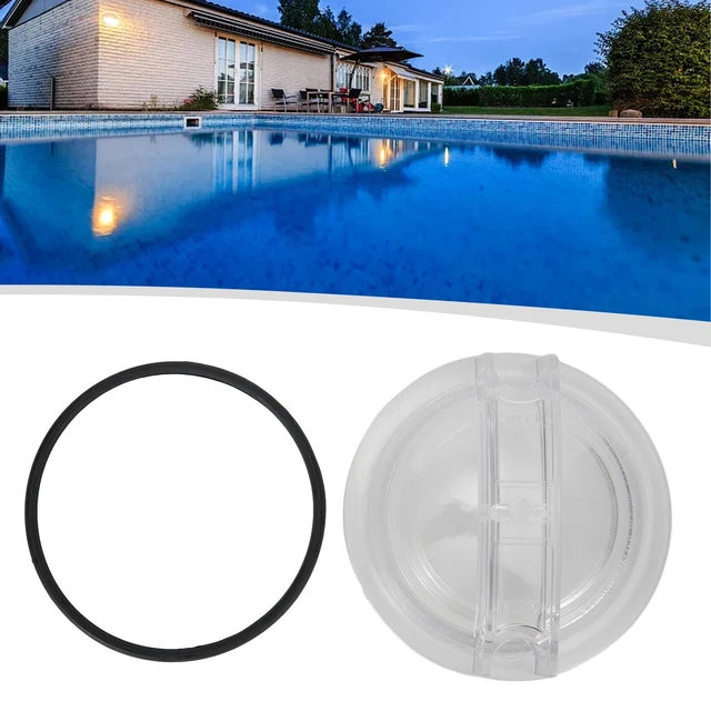 Ersatz-Poolpumpendeckel SPX3100D Von Adozsb – Kompatibel Mit Hayward Super II Pump SP3000 Serie, Mit Transparentem Sieb & O-Ring