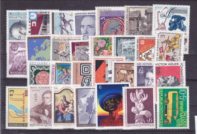 Österreich  Lot aus dem Jahr 1978  postfrisch siehe  Scan