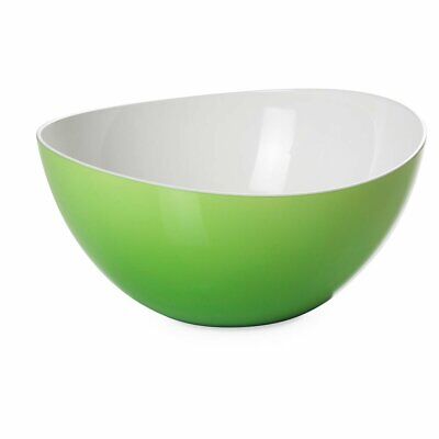 Made in Italy capacità 3,5 litri Diametro 26 cm Ciotola per Insalata in Plastica infrangibile Bicolore Omada Design Insalatiera Rosso Rubino lavabile in lavastoviglie linea Trendy 