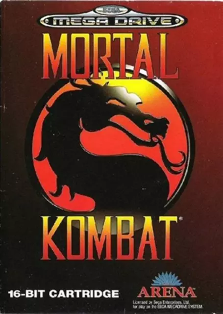 Mortal Kombat - Sega Mega Drive Action Adventure Fighting Video Game Boxed