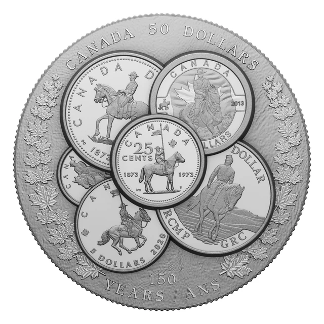 2023 $50 Curated Coin Collection: RCMP - Pure Silver Coin | Royal Canadian Mint