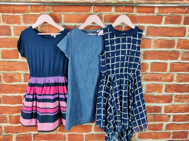 Girls Bundle Age 6-7 Years Next Bluezoo Dress Set Denim Party Summer Kids 122Cm
