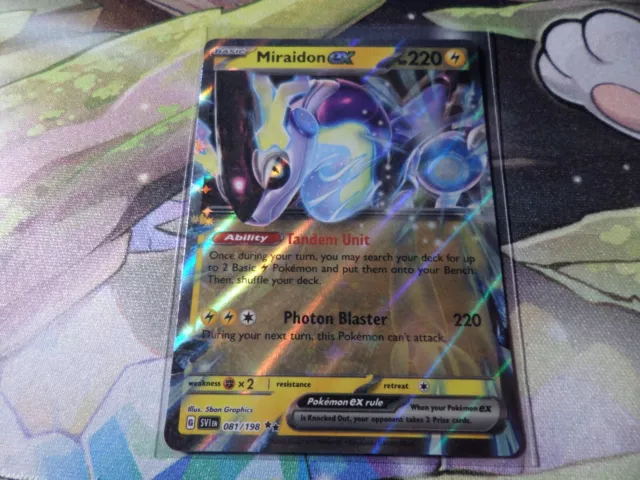 Pokemon Miraidon EX SVP028 Black Star Promo Card - Paldea Evolved